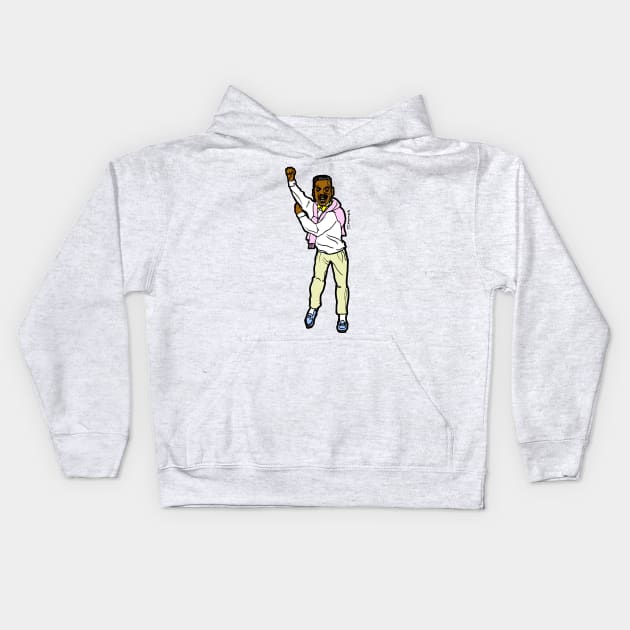 Fresh Prince Carlton Dance Kids Hoodie by sketchnkustom